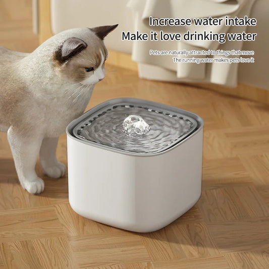 Fuente de Agua Automática para Gatos 3L – Silenciosa, USB, con Filtro de Recirculación y Gran Capacidad